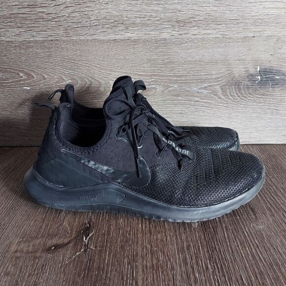 Nike Free TR 8 Training Shoes Black 942888-002 Lace Up Womens - Size 11 - Picture 1 of 11